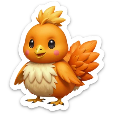 Torchic (full body) sticker