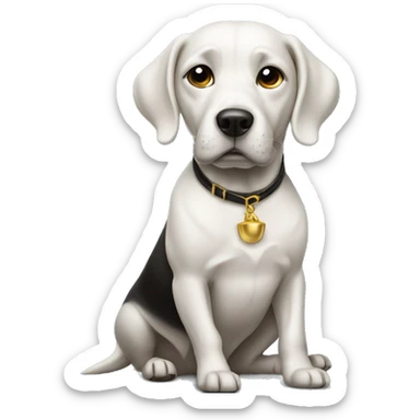 Classy dog sticker