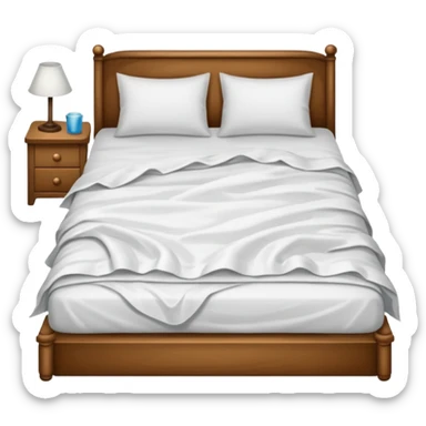 Love bed dirty sticker