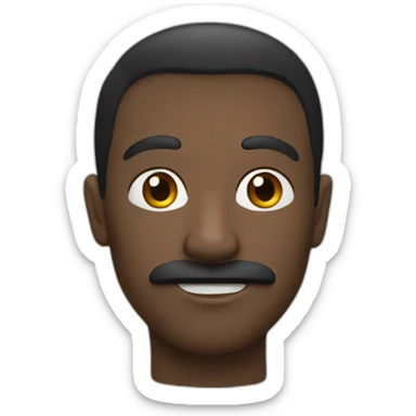 Chat à tache noire sur le nez sticker