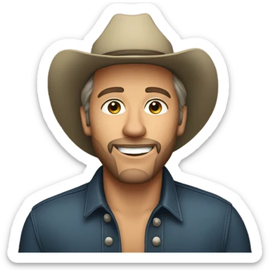 A country singer  sticker