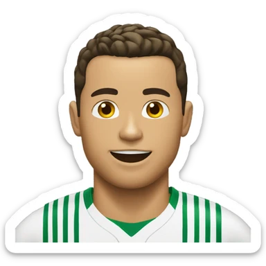 Ronaldo qui nage sticker