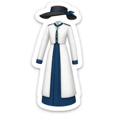 florence nightingale uniform sticker