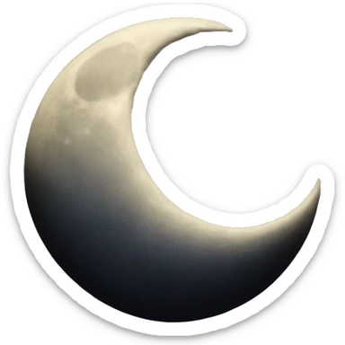 esoteric moon sticker