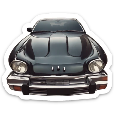 Slammed Jaguar xj6 sticker