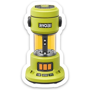 ONE+ 18V Cordless Compact Fixed Base Router RYOBI with gray base with battery sticker