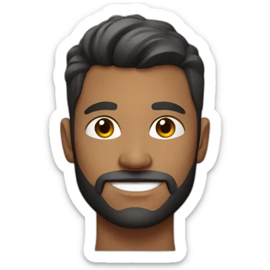 Fitness trainer male sticker