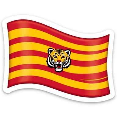 Tamil eelam libration tigers flag sticker