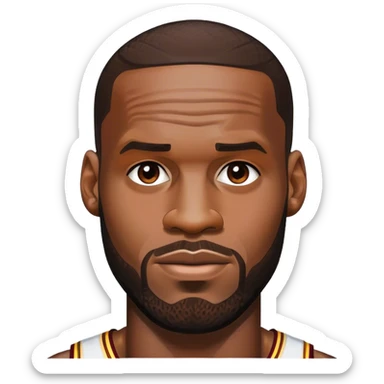 Make a LeBron James emoji  sticker