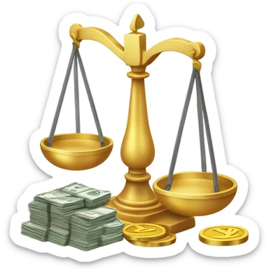 Libra with money sticker
