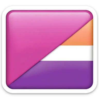 Lesbian flag sticker