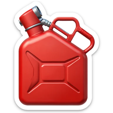 create a realistic petrol canister sticker