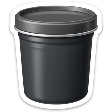 black sesame paste sticker