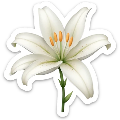 lily without leaf sticker