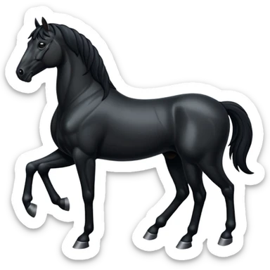 Black Horse sticker