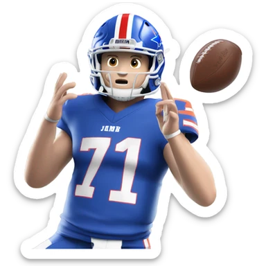 josh allen sticker