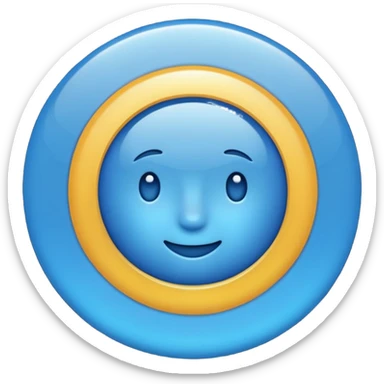 ✔️ esto dentro de un círculo azul sticker