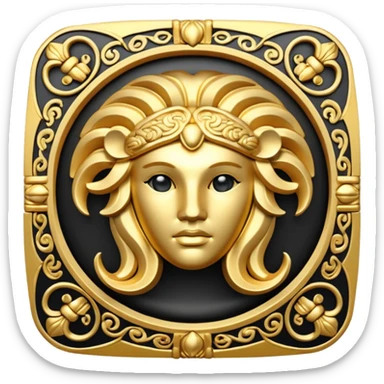 Versace logo sticker