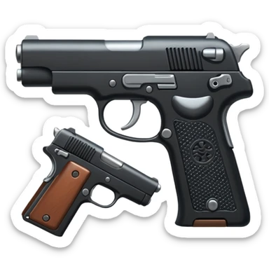 pistol sticker
