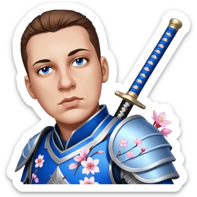 Samurai Warrior sticker