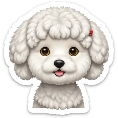 Bichon frise sticker