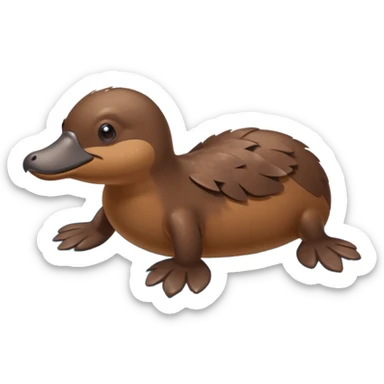 Heiteres schnabeltier sticker