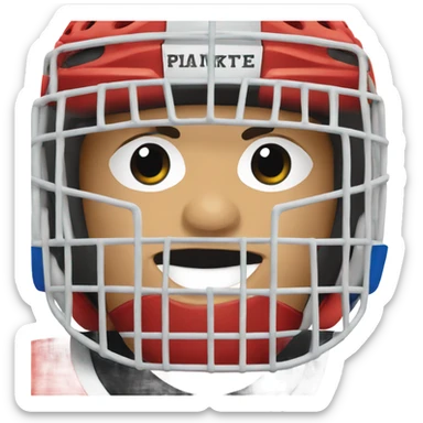 Hockey goalie sticker