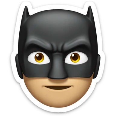 Batman emoji text sticker