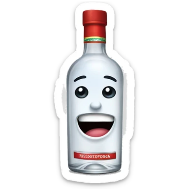 Vodka sticker