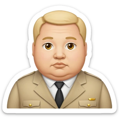 photorealistic fat official sticker