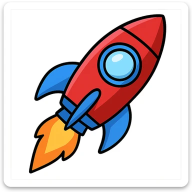 rocket sticker