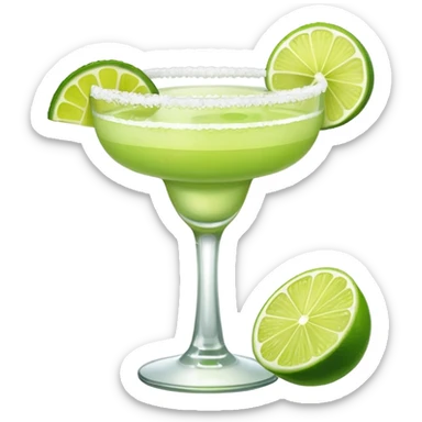 a classic margarita cocktail  sticker