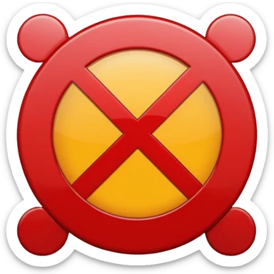 Símbolo De proibido discord sticker