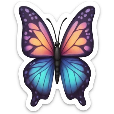 amor mariposa sticker