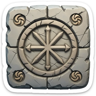 ancient runic symbol sticker