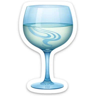 1 Baijiu cup with light blue wine sticker
