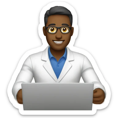 Business Owner Selling for a Laptop sticker