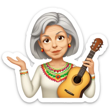 Vibrant Festival Singer sticker