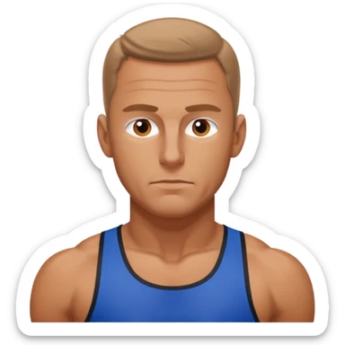 volleyball player, man, Charles Kiraly sticker