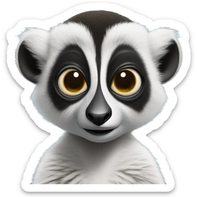 Lemur sticker