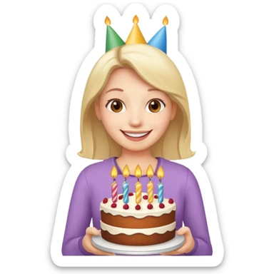 I want to birthday wish my girlfriend  sticker