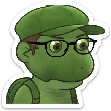 brown haired boy portrait emoji sticker