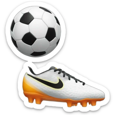 Soccer cleat Nike sticker