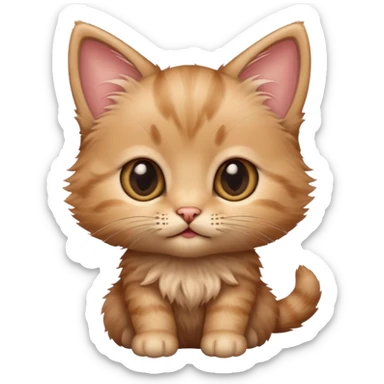 Baby kitten sticker