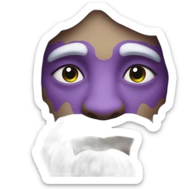 purple-skinned firbolg sticker