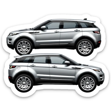 Range Rover Evoque best view  sticker