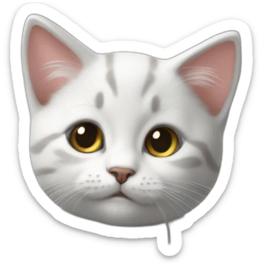 chaton doux sticker