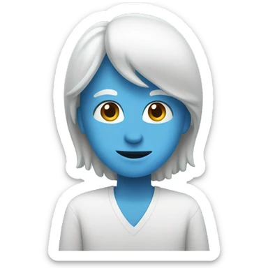 Netflix logo that’s sky blue sticker