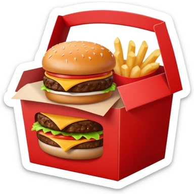 Happy meal sticker