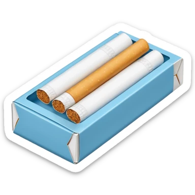 WITH A WHOLE PACK OF CIGARETTES
 sticker